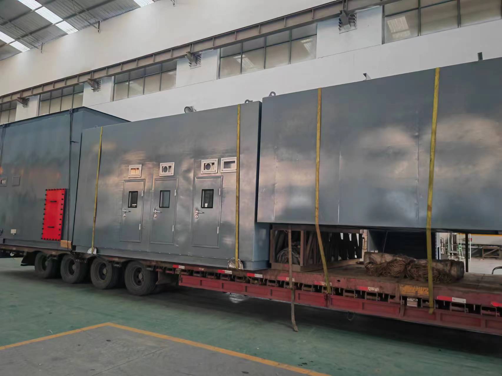 Shanghai Rail Transit Yuanjiang Road Base 150.000 luchtvolume zeolietvat + 7.500 luchtvolume levering en installatie van katalytische verbrandingsapparatuur
